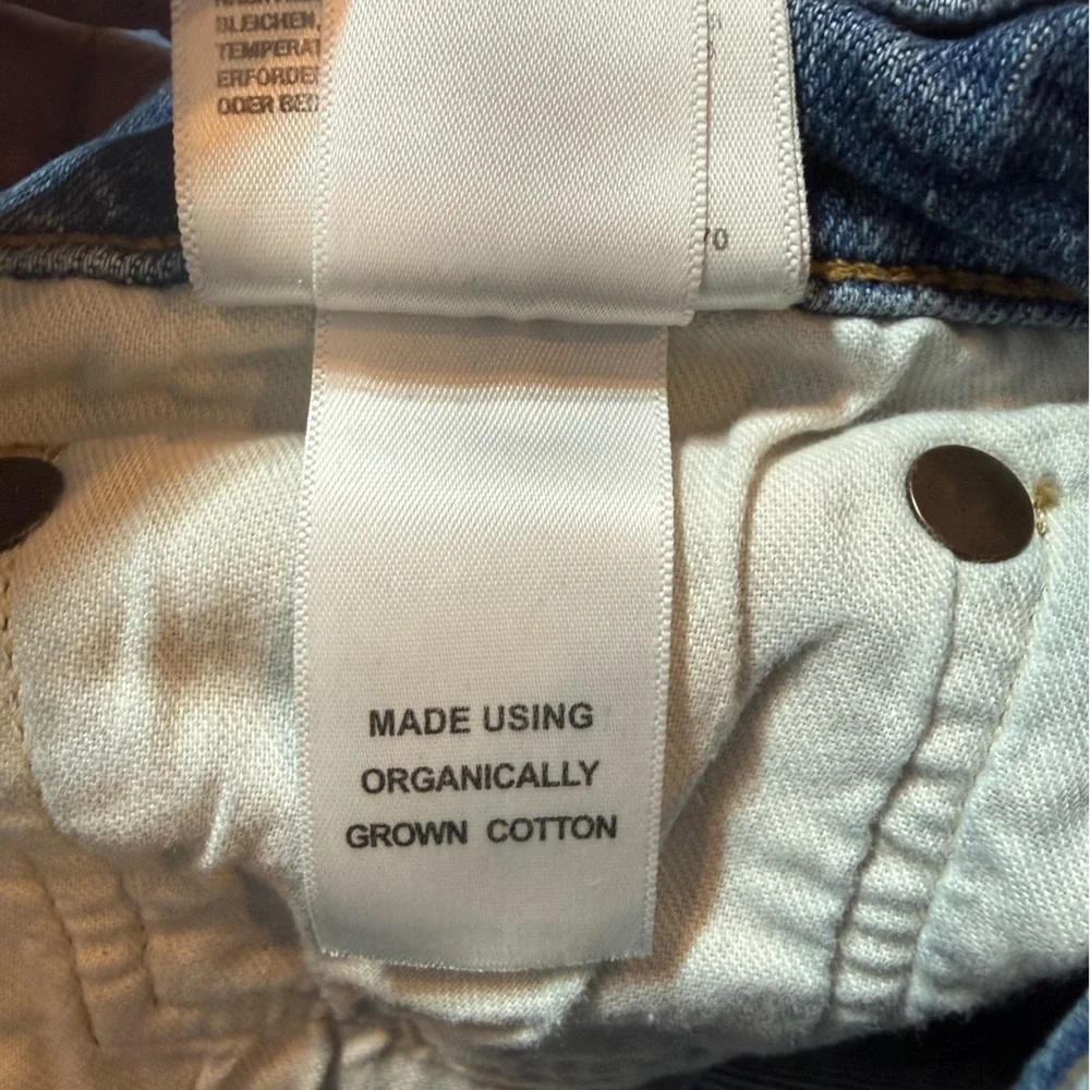 Agolde Merrel Slim Ankle Jeans in Cinema Medium Structured Denim Women's Size 31